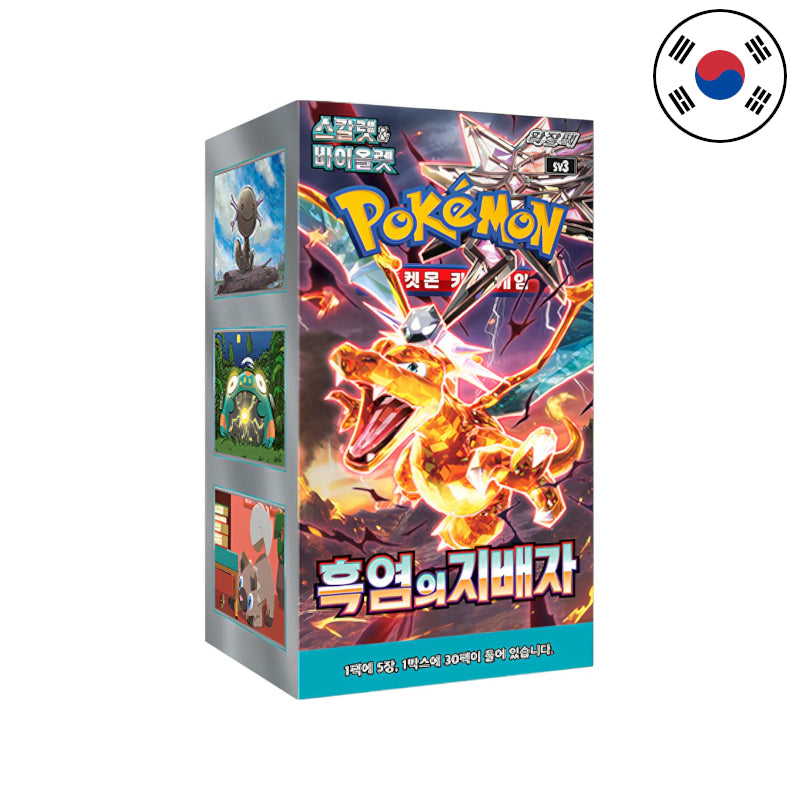 Pokemon Ruler of the Black Flame sv3 Display Box Koreanisch