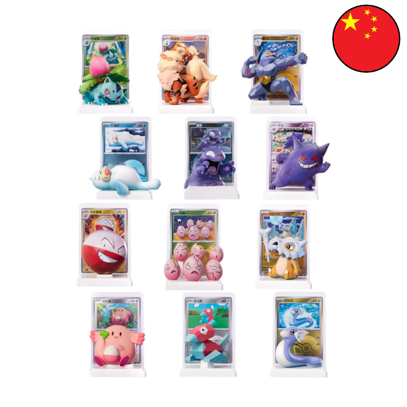 Pokemon 151 Collect Dream Painting Figure Set Übersicht alle 12 Motive