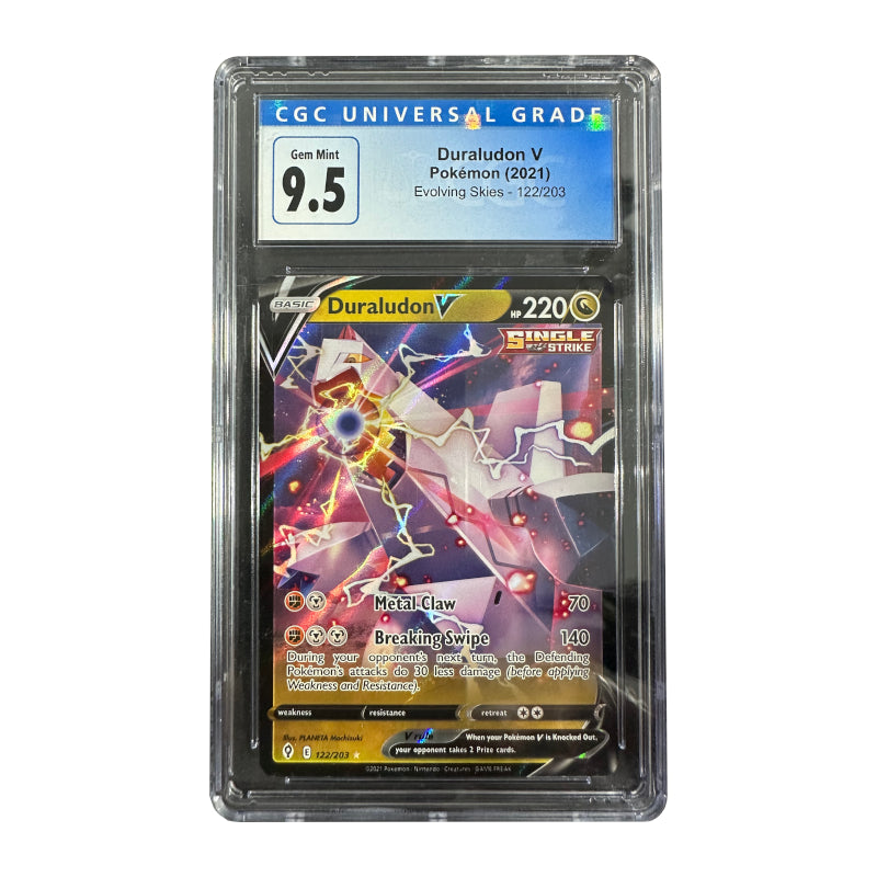 Duraludon V CGC 9.5 Gem Mint Pokémon Slab EVS 122 Englisch