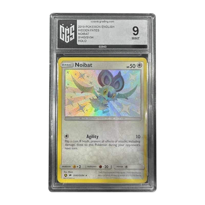 eF-eM CGS 9 Mint Pokémon Slab HIF SV43 Englisch