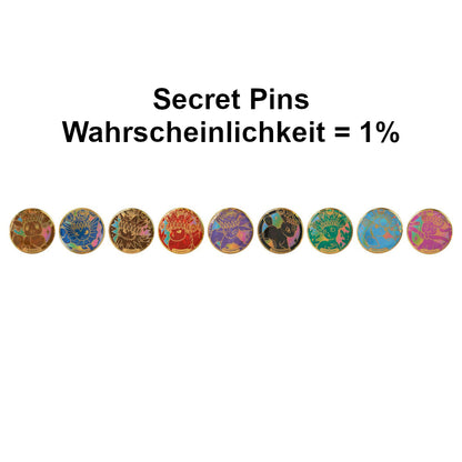 Terastal Gathering Secret Pins Badges