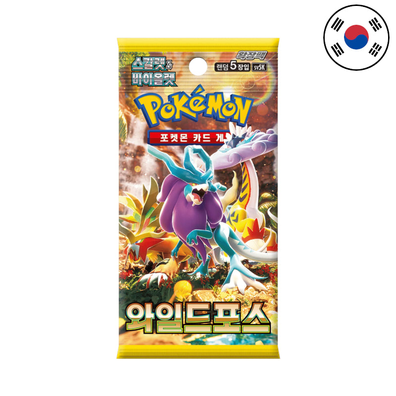 Pokemon Wild Force sv5K Booster Koreanisch Sealed CardBob